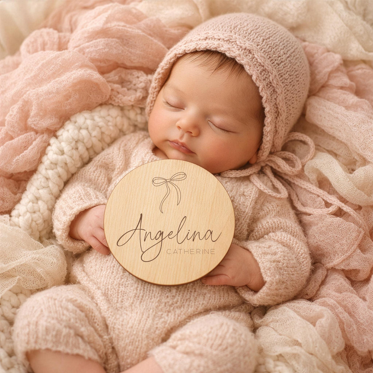 Baby Girl Name Reveal Sign - image 1