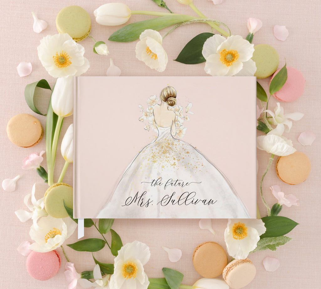 Blush Bride Advice Bridal Shower Guest Book - image 2