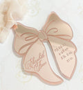 Bow Baby Birth Stats Christmas Ornament - image 1
