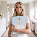 Personalized bride illustration wedding planner binder