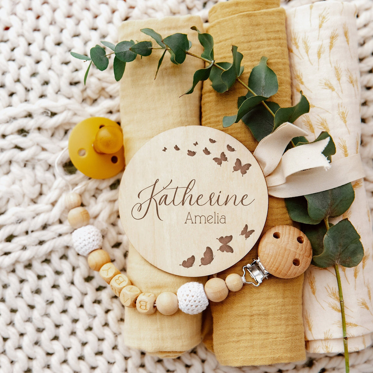 Butterfly Baby Name Sign - image 2