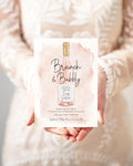 Champagne Brunch and Bubbly digital bridal shower invitation