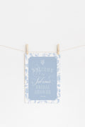 Chinoiserie Bridal Shower Welcome Sign