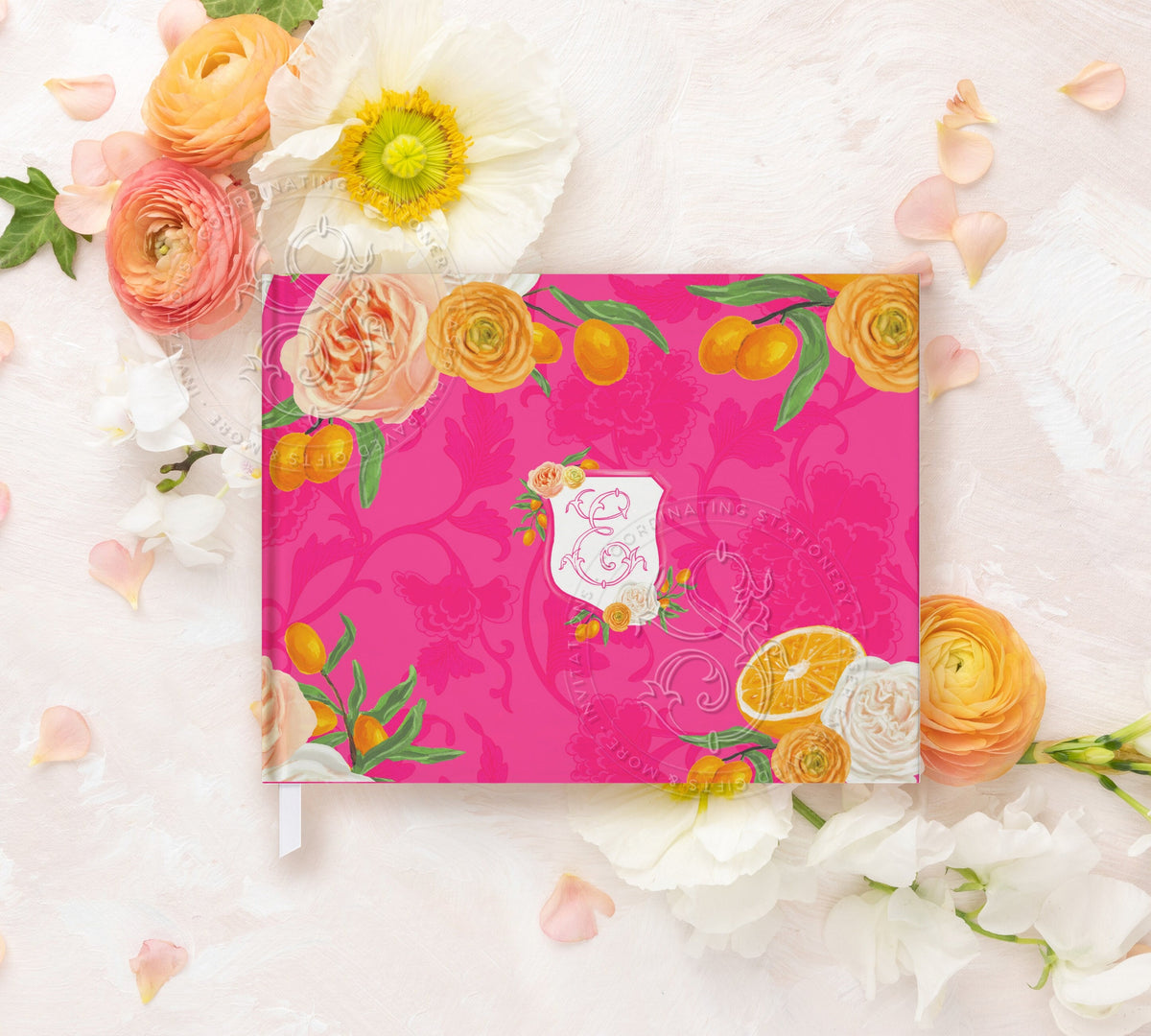 Citrus Bridal Shower Guest Book - image 1