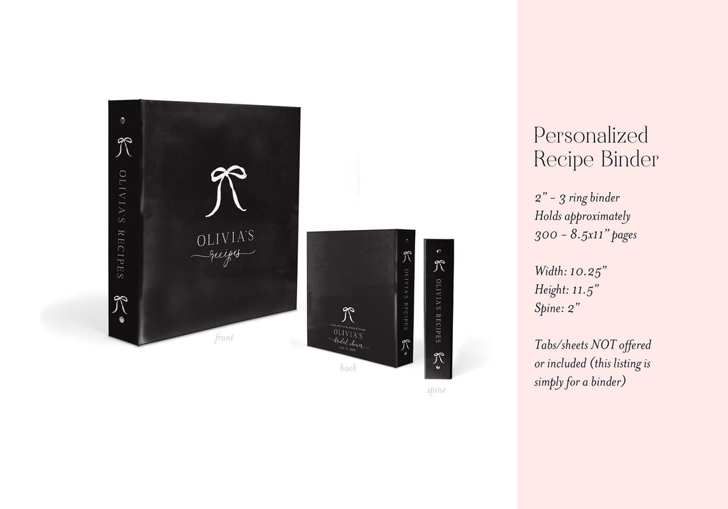 Classic Bridal Recipe Binder - image 2