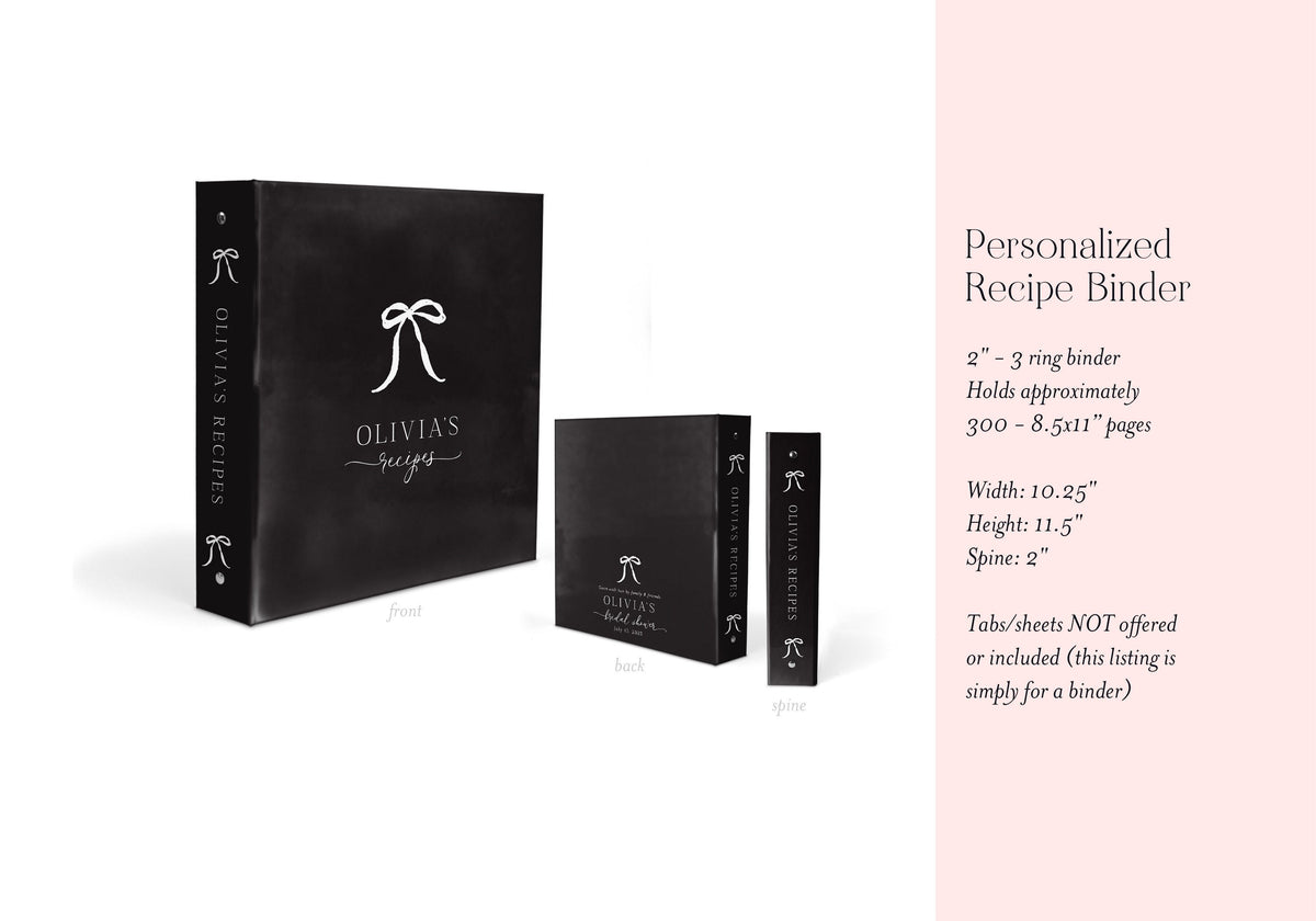 Classic Bridal Recipe Binder - image 2