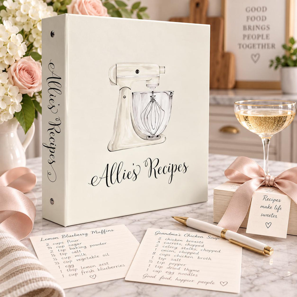 Cream Stand Mixer Recipe Binder - image 1
