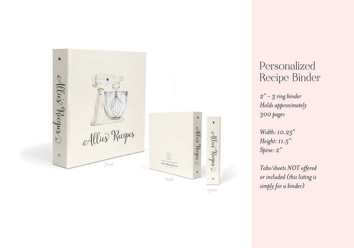 Cream Stand Mixer Recipe Binder - image 2