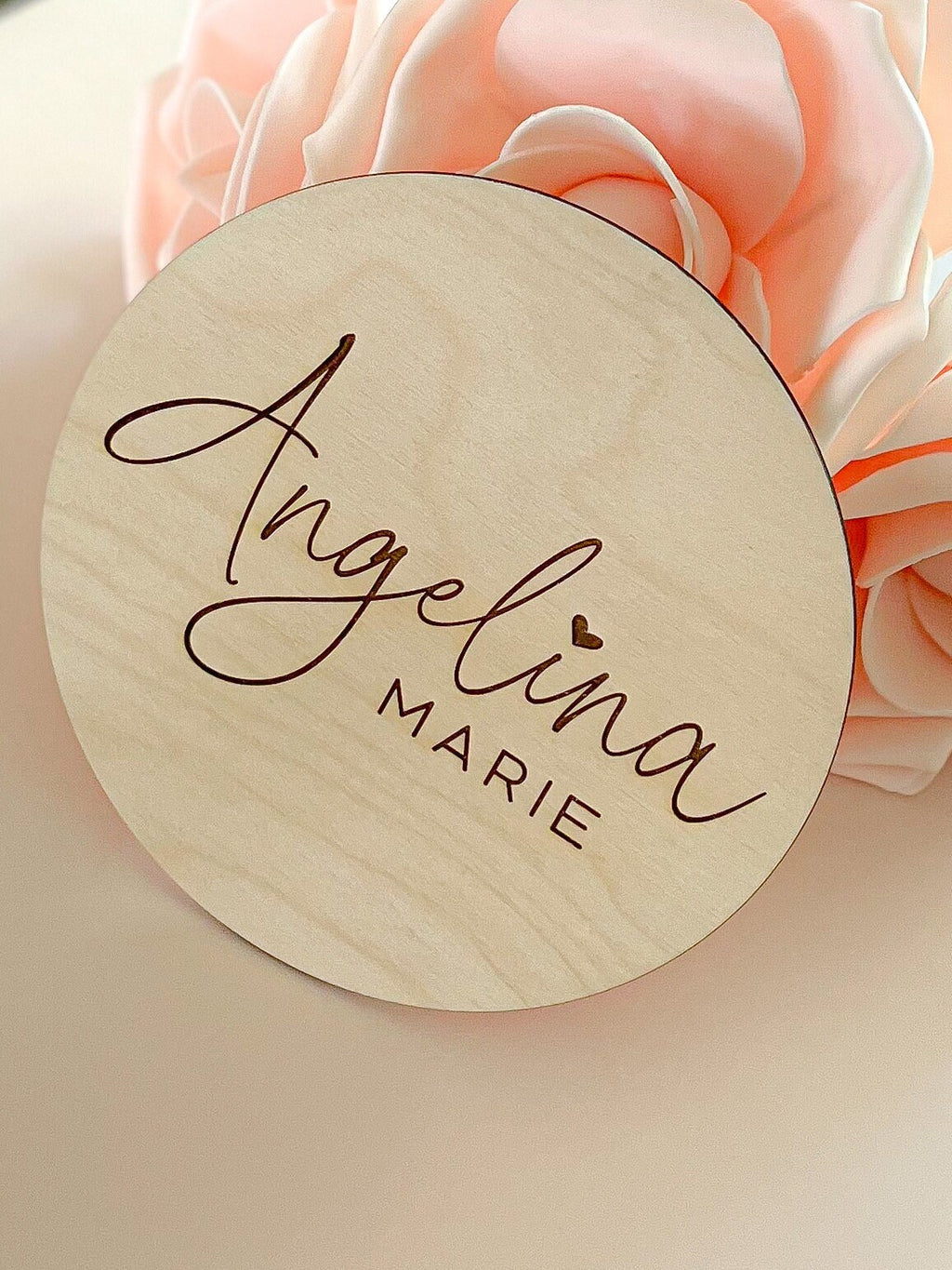 Engraved Baby Girl Name Sign - image 2