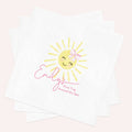 First Trip Around the Sun Napkins: Girl Baby Shower, Sunshine Party