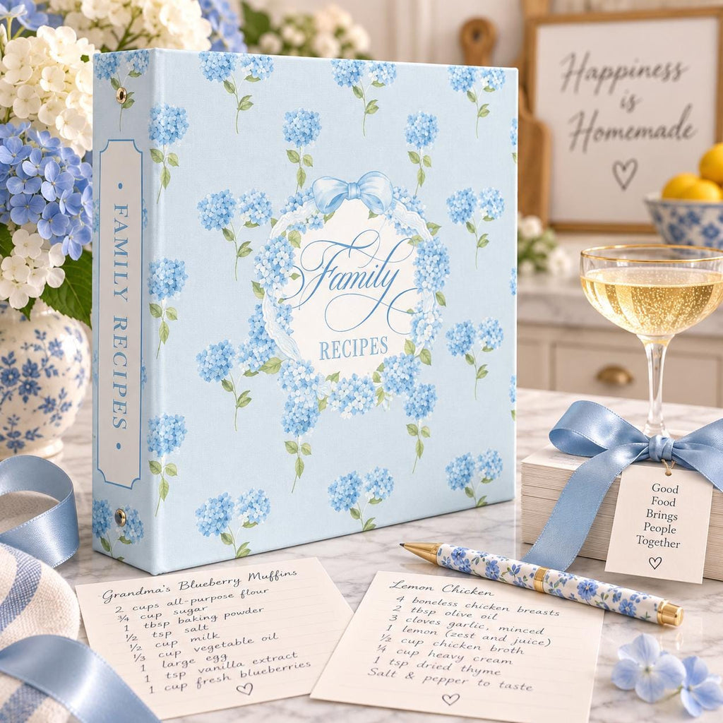 Floral Family Recipe Binder - image 1
