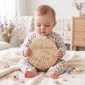Floral Newborn Name Sign - image 1
