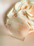 Personalized Frosted Acrylic Earring Holder - image 1
