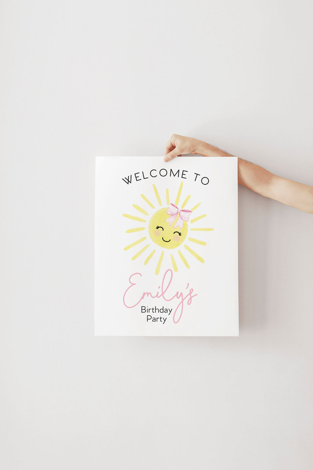 First Trip Around the Sun Birthday Welcome Sign 1