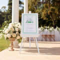 Classic Monogram Golf Baby Shower Welcome Sign