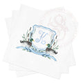 Mallard Duck Napkins for Baby Shower: Monogrammed Party Decor