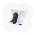 Monogrammed Golden Doodle Napkins: Baby Boy Shower Decor