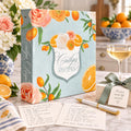 Orange Floral Recipe Binder - image 1