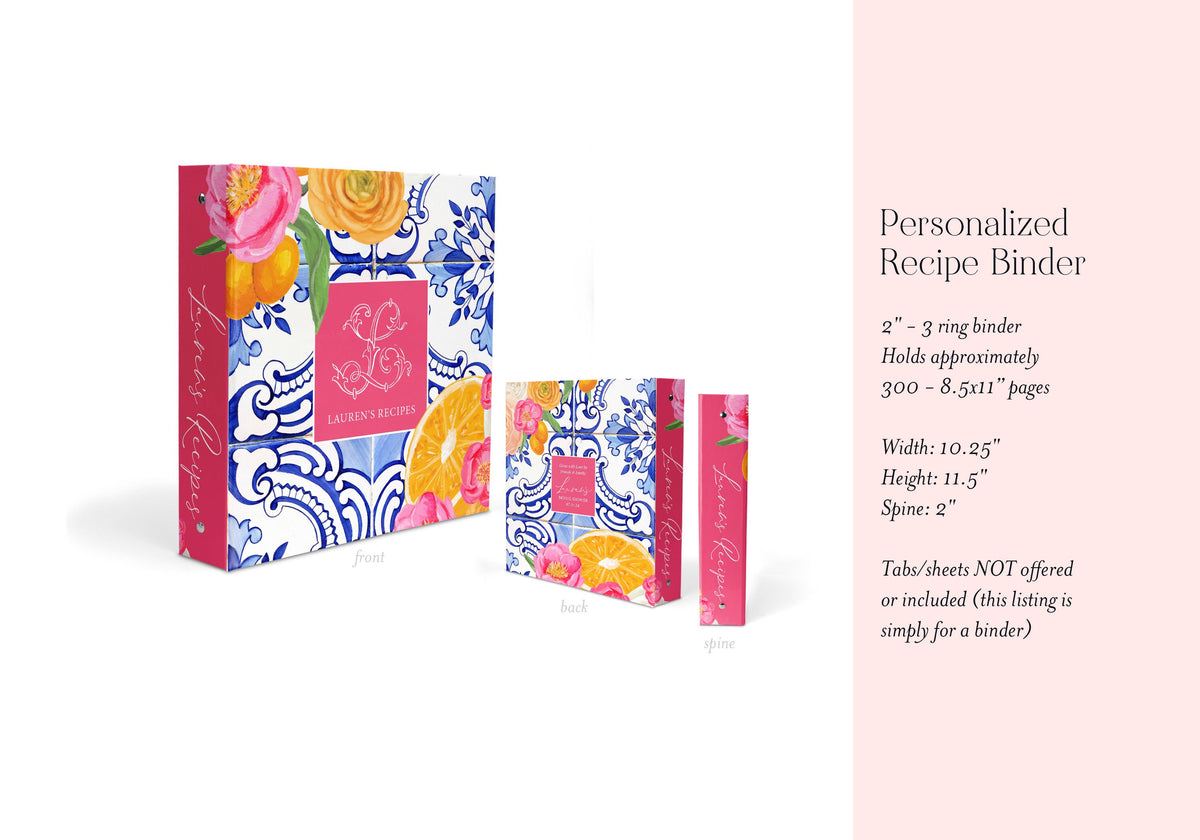 Orange Tile Recipe Binder - image 2