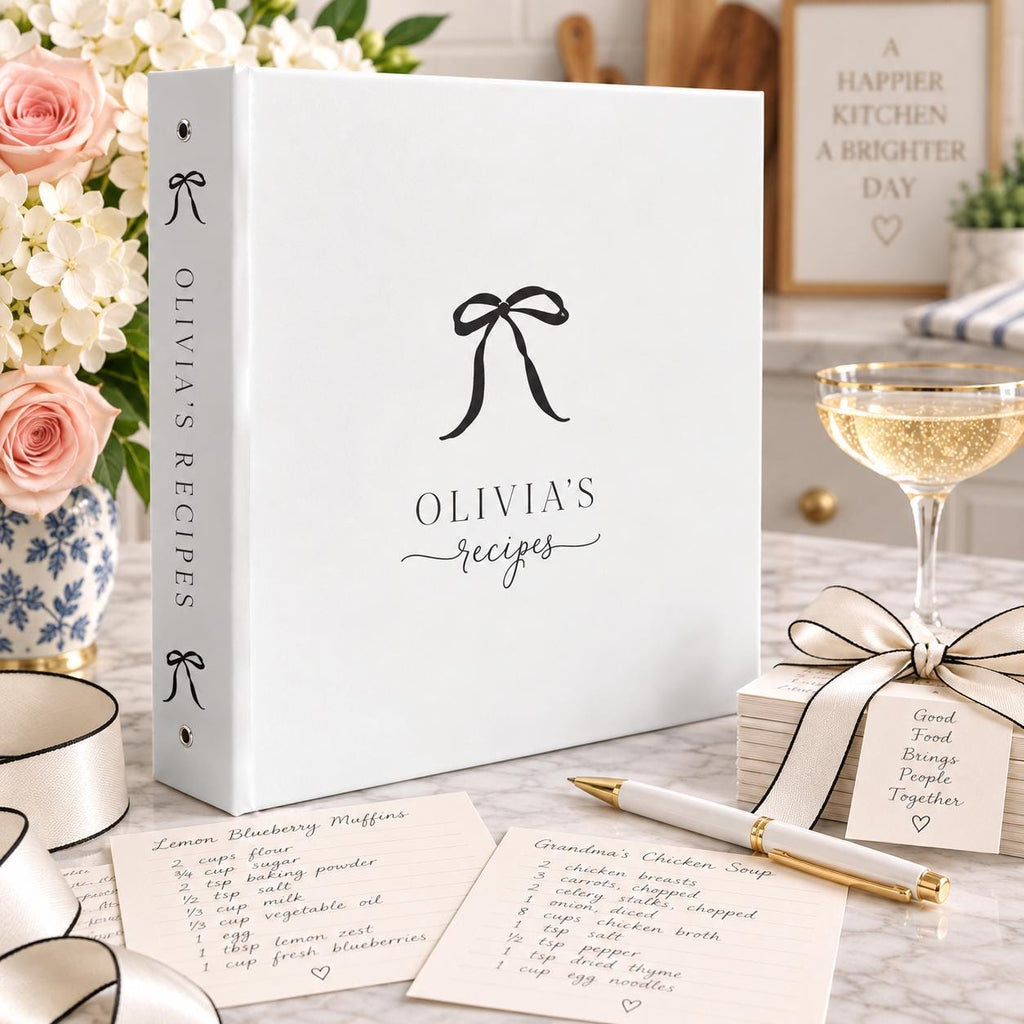 Personalized Bridal Recipe Binder - image 1