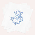Personalized Initial Napkins: Bridal Shower, Bridesmaid Luncheon