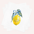 Personalized Lemon Paper Napkins: Bridal Shower, Lemon Party
