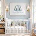 Personalized Mallard Duck Nursery Print: Blue Crest Wall Art - image 1