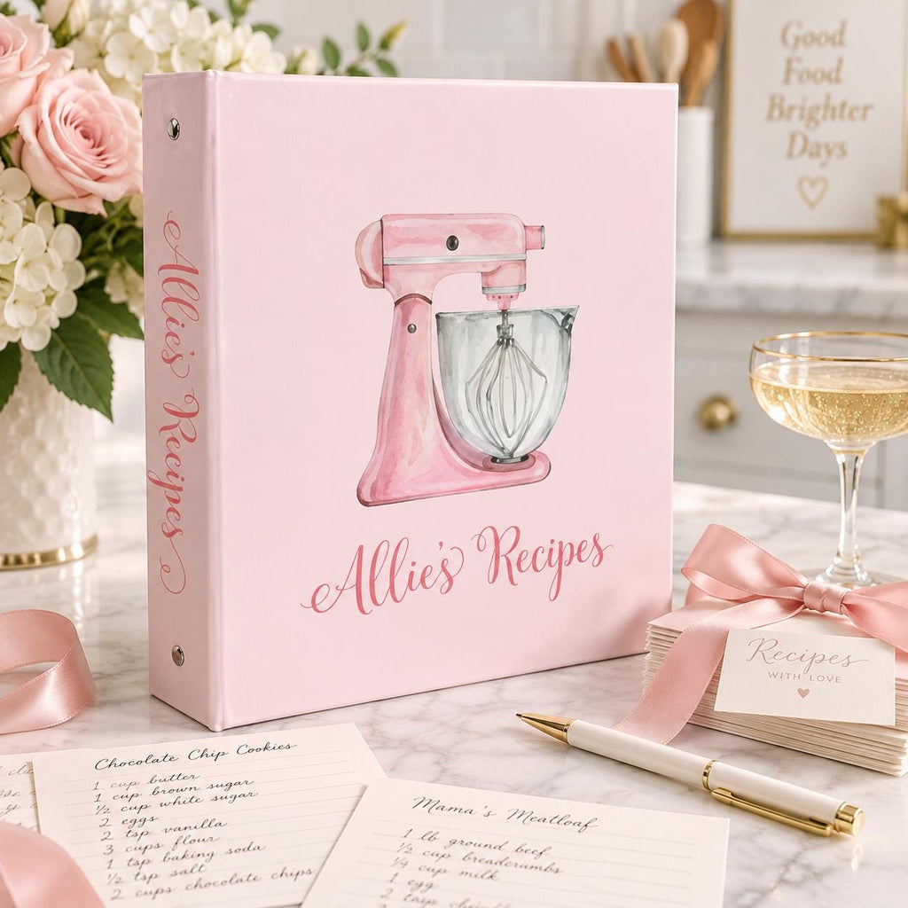 Personalized Recipe Binder for Bride - image 1