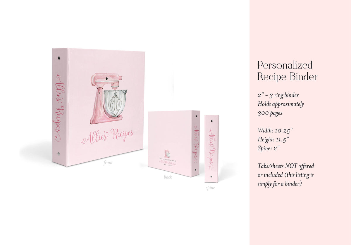 Personalized Recipe Binder for Bride - image 2