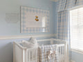 Personalized Teddy Bear Nursery Art, Baby Boy Name Print - image 1