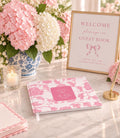 Pink Chinoiserie Bridal Shower Guest Book - image 1
