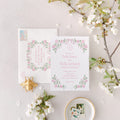 Pink Pumpkin Baby Shower Invitations: Fall Girl Baby Sprinkle printed invitation