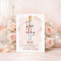 Rose all day brunch with the bride printed invitations