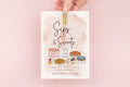 Sips and sweets champagne printed bridal shower invitations