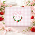Strawberry Monogram Guest Book - image 1